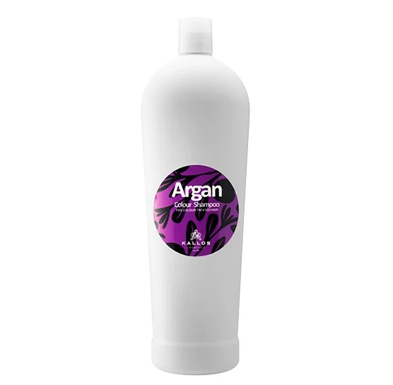 Sampon cu Aroma de Ulei de Argan pentru Par Vopsit - Kallos Argan Colour Shampoo 1000ml